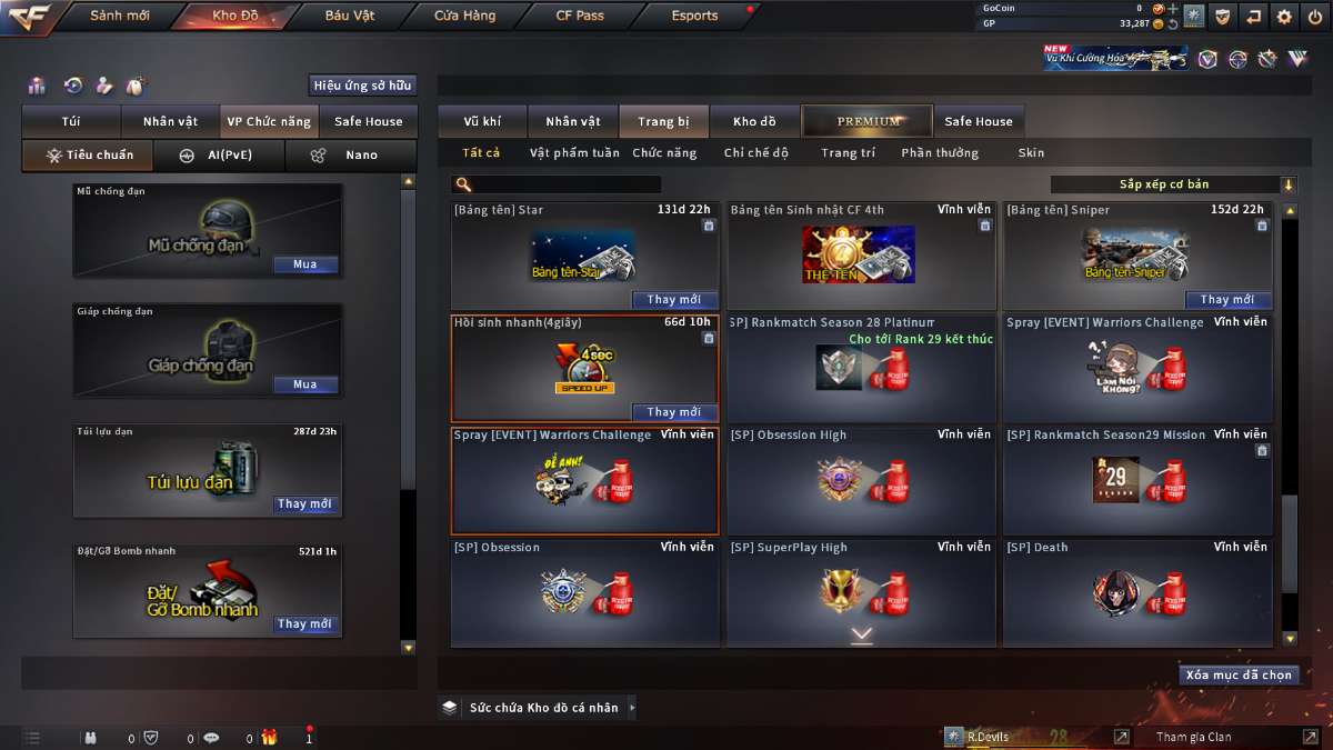 shop acc cf uy tin gia re